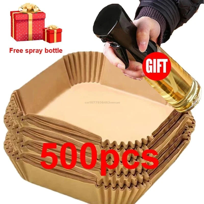 Airfryer Cooking Paper Aerogrill Parchment Paper Baking Tool Airfryer Accessories Air Fryer Paper Oven Liner Disposable Dishes - KitchenKlout
