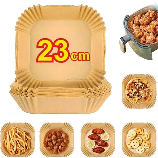 Airfryer Cooking Paper Aerogrill Parchment Paper Baking Tool Airfryer Accessories Air Fryer Paper Oven Liner Disposable Dishes - KitchenKlout