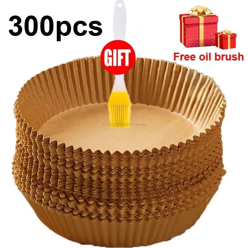 Airfryer Cooking Paper Aerogrill Parchment Paper Baking Tool Airfryer Accessories Air Fryer Paper Oven Liner Disposable Dishes - KitchenKlout