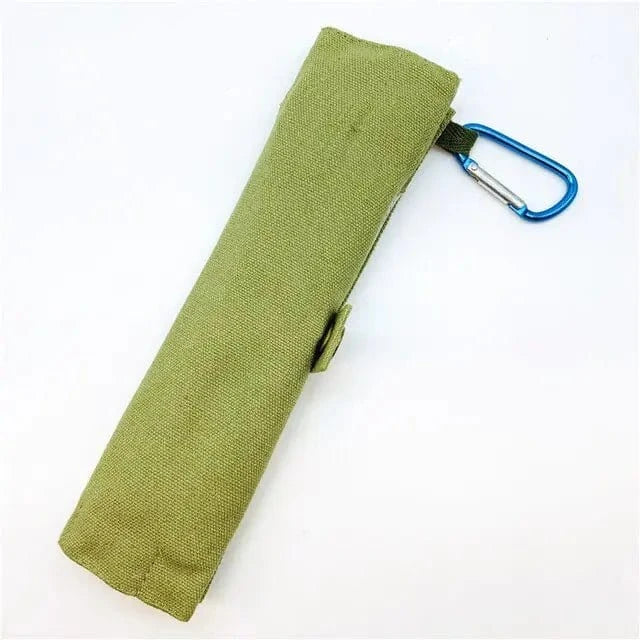 Bamboo Travel Utensils Set - KitchenKlout