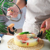 Borosilicate Visions Cookware Pot Binaural Glass Kitchen Accessories