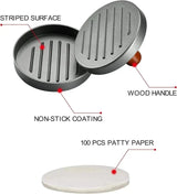 Burger Press Patty Maker, Stainless and non-stick | KitchenKlout