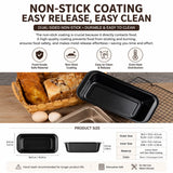 Carbon Steel Bread Pan | Standard & Mini Loaf Pans | Professional Baking | KitchenKlout Bakeware