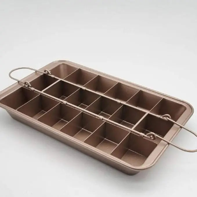 Carbon Steel Brownie Pan | Professional Sheet Cake Pan | Heavy-Duty Baking | KitchenKlout Bakeware