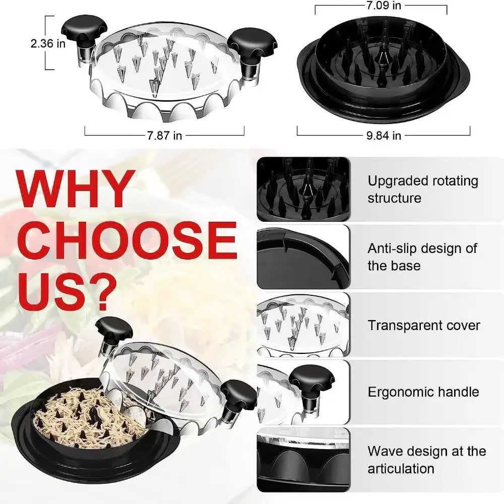 Chicken Shredder Tool - Kitchen Tool for Meat & Everyday Cooking Tasks