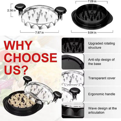 Chicken Shredder Tool - Kitchen Tool for Meat & Everyday Cooking Tasks