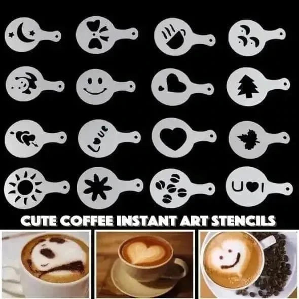 Coffee Art Stencils – Instant Designs For Creative Toppings