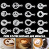 Coffee Art Stencils for Creative Coffee Toppings |KitchenKlout