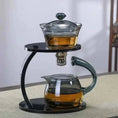 Heat-Resistant Glass Tea Set – Magnetic Rotating Cover Kitchen Klout