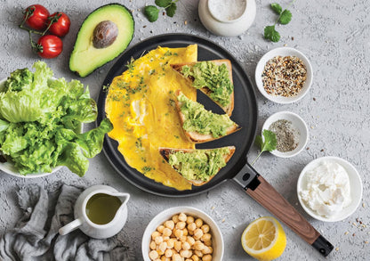 Crepe Pan by MASTERPAN - Nonstick, 11" (28cm) | KitchenKlout Crepe Pan