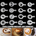Cute Coffee Instant Art Stencils - KitchenKlout
