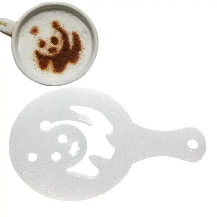 Cute Coffee Instant Art Stencils - KitchenKlout