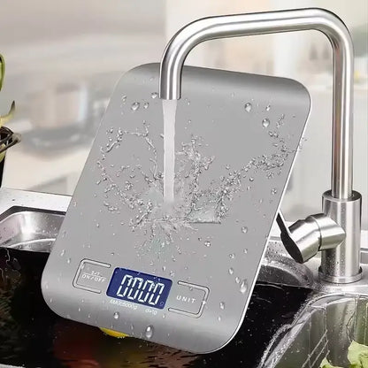 Digital Kitchen Scale - with 6 Units, LCD Display and Tare Function