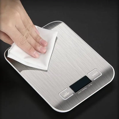 Digital Kitchen Scale - with 6 Units, LCD Display and Tare Function