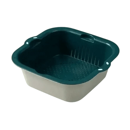 Double-Layer Sink Basket for Effective Washing | KitchenKlout