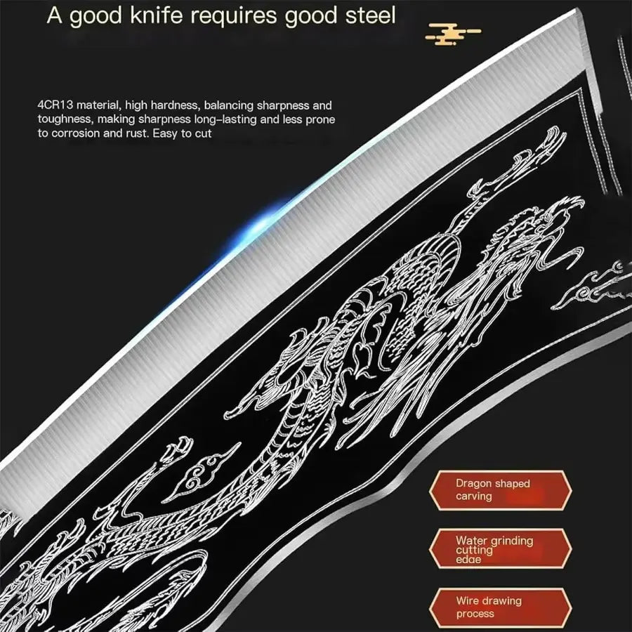 Dragon Slaying Knife Hand Made - Carbon Steel Meat Cleavers
