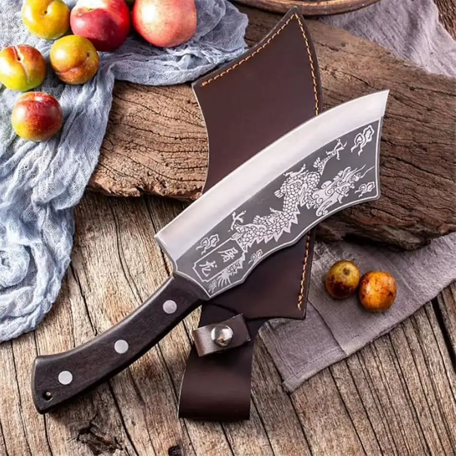 Dragon Slaying Knife Hand Made - Carbon Steel Meat Cleavers