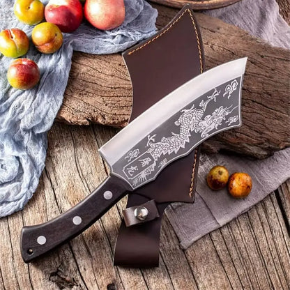 Dragon Slaying Knife Hand Made - Carbon Steel Meat Cleavers