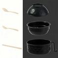 Eco - Bowl, With Tableware Large Capacity Environmentally Friendly Wheat Straw Draining Water Bowl Handle Anti - scalding - KitchenKlout