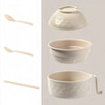 Eco - Bowl, With Tableware Large Capacity Environmentally Friendly Wheat Straw Draining Water Bowl Handle Anti - scalding - KitchenKlout