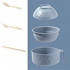 Eco - Bowl, With Tableware Large Capacity Environmentally Friendly Wheat Straw Draining Water Bowl Handle Anti - scalding - KitchenKlout