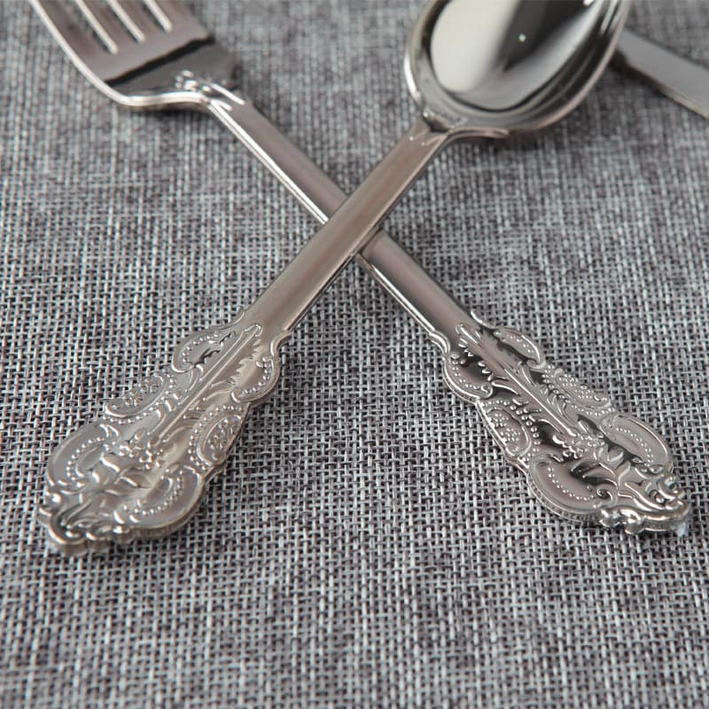 Electroplated Silver Cutlery Kitchen Accessories