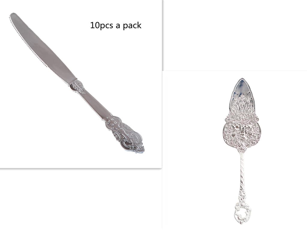 Electroplated Silver Cutlery Kitchen Accessories