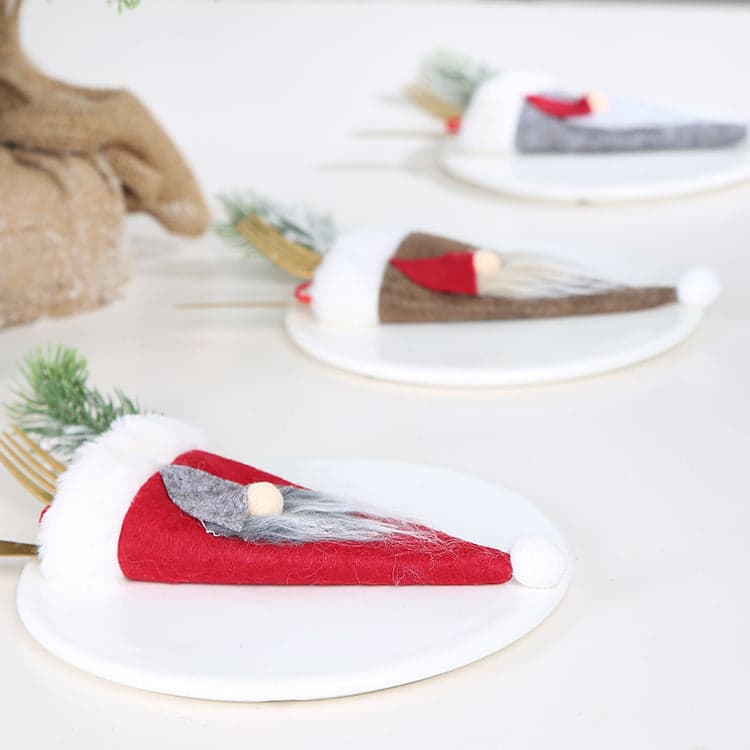 Faceless Doll Cutlery Set Cutlery Bag Kitchen Accessories