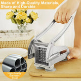 French Fry Cutter, Potato Slicer - Stainless Steel Manual Prep Tool