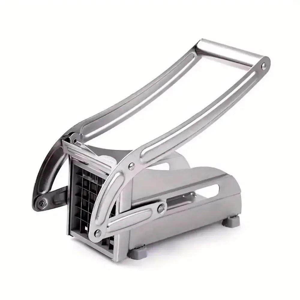 French Fry Cutter, Potato Slicer - Stainless Steel Manual Prep Tool