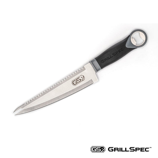 Grill Knife - Multi-Use with Cover - 8" Blade | KitchenKlout