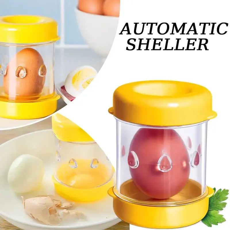 Hard Boiled Egg Peeler | Handheld Shell Remover