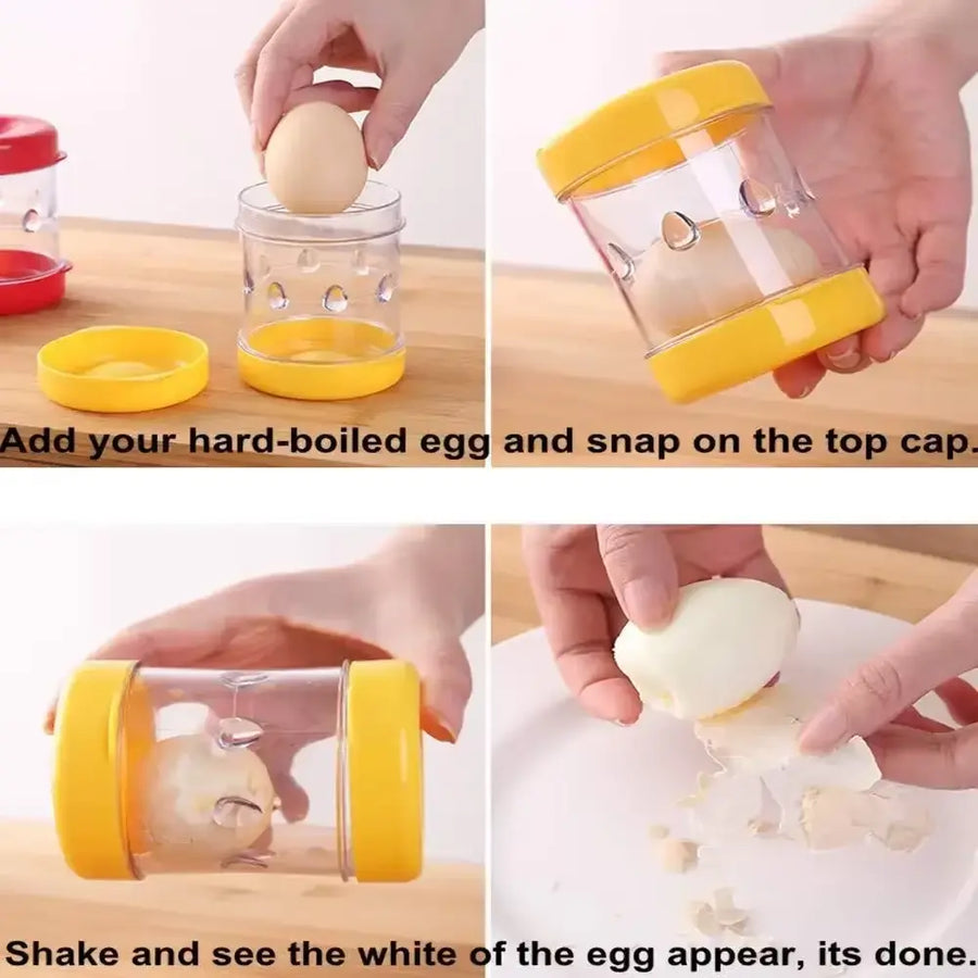 Hard Boiled Egg Peeler | Handheld Shell Remover