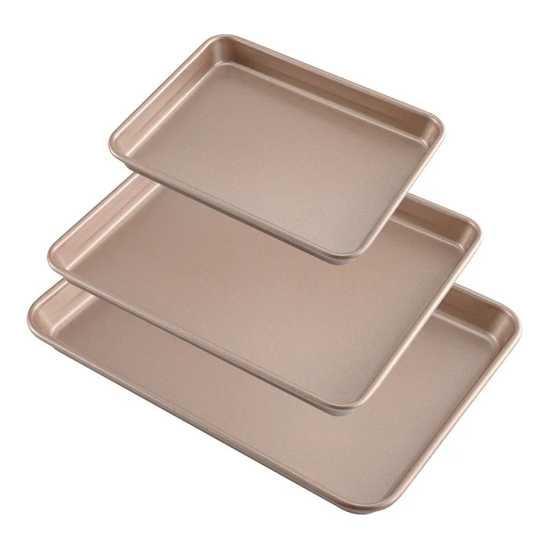 Heavy Duty Cookie Sheet - Choose Your Size | Small, Medium & Large Baking Pans | KitchenKlout Bakeware