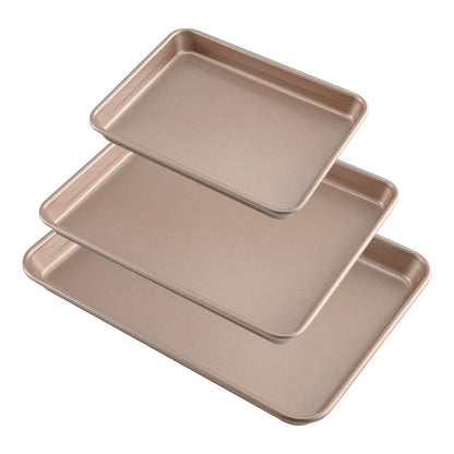 Heavy Duty Cookie Sheet - Choose Your Size | Small, Medium & Large Baking Pans | KitchenKlout Bakeware
