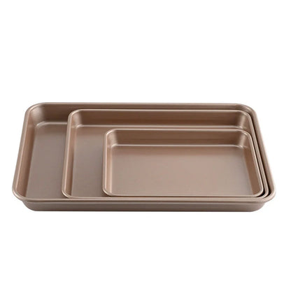 Heavy Duty Cookie Sheet - Choose Your Size | Small, Medium & Large Baking Pans | KitchenKlout Bakeware