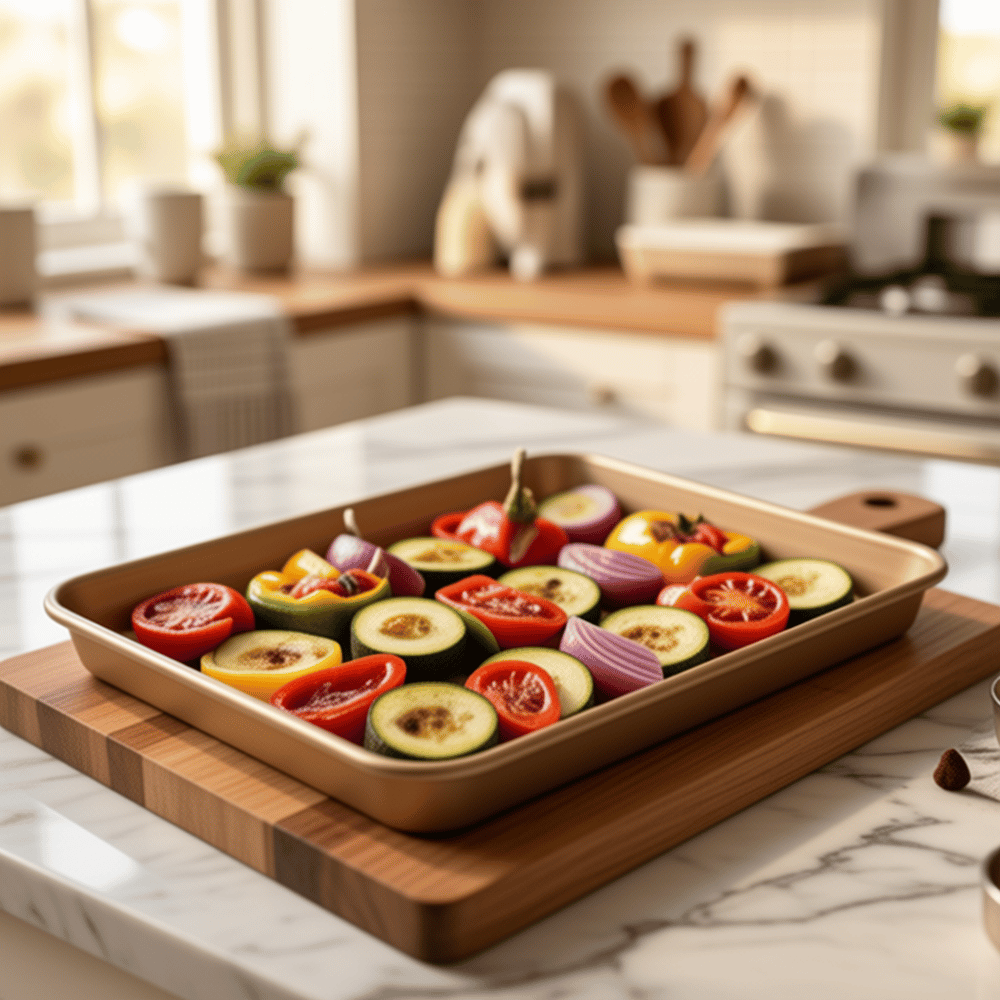 Heavy Duty Cookie Sheet - Choose Your Size | Small, Medium & Large Baking Pans | KitchenKlout Bakeware
