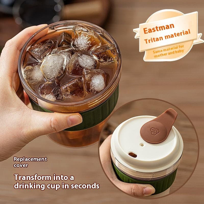 Iced Brew Coffee Cup With Ice Cube Tray Kitchen Accessories