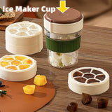 Iced Brew Coffee Cup With Ice Cube Tray Kitchen Accessories