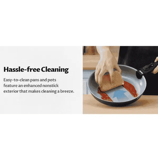 Induction Cookware Set - 13 pc with detachable handles | KitchenKlout