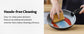 Induction Cookware with Healthy Ceramic Coating, Nonstick Pots and Pans Set 13pcs with Detachable Handles - KitchenKlout