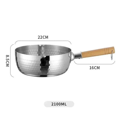 Japanese Snowflake Pot - Non-Stick Stainless Steel | KitchenKlout