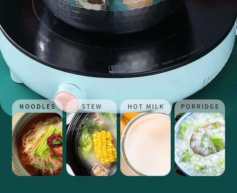 Japanese Snowflake Stainless Steel Pot - Non - Stick, Uncoated, with Spout for Cooking, Noodles, or Milk - KitchenKlout