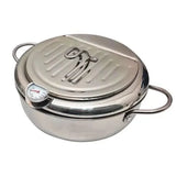 japanese stainless steel deep fry pot tempura fryer