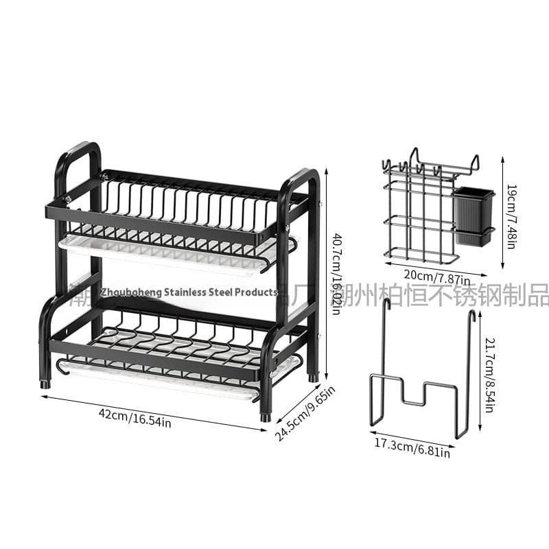 Kitchen Storage Bowl Dish Plate Storage Rack Kitchen Accessories