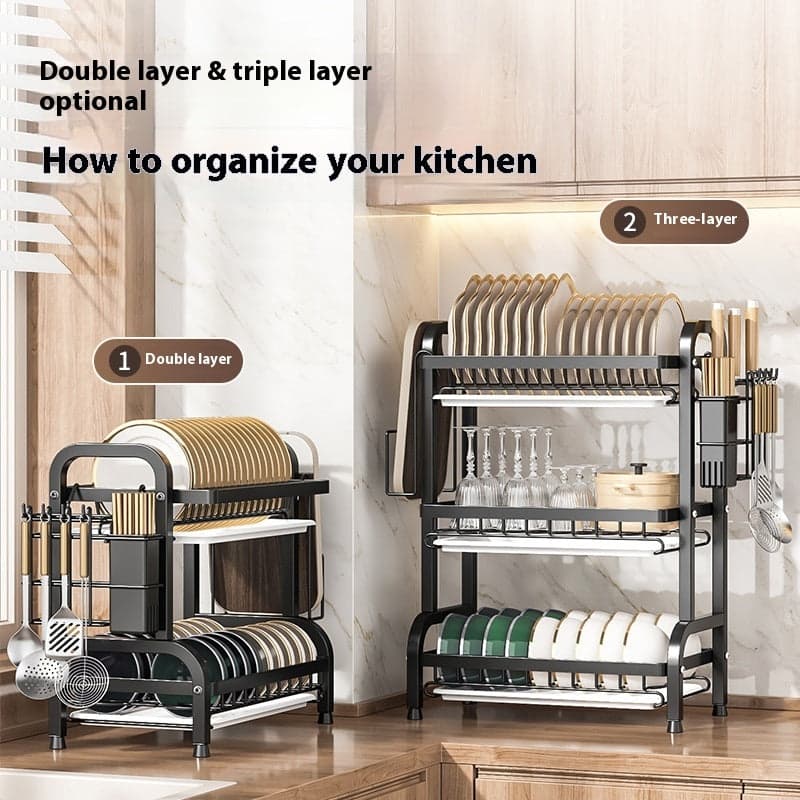 Kitchen Storage Bowl Dish Plate Storage Rack Kitchen Accessories