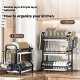 Kitchen Storage Bowl Dish Plate Storage Rack Kitchen Accessories