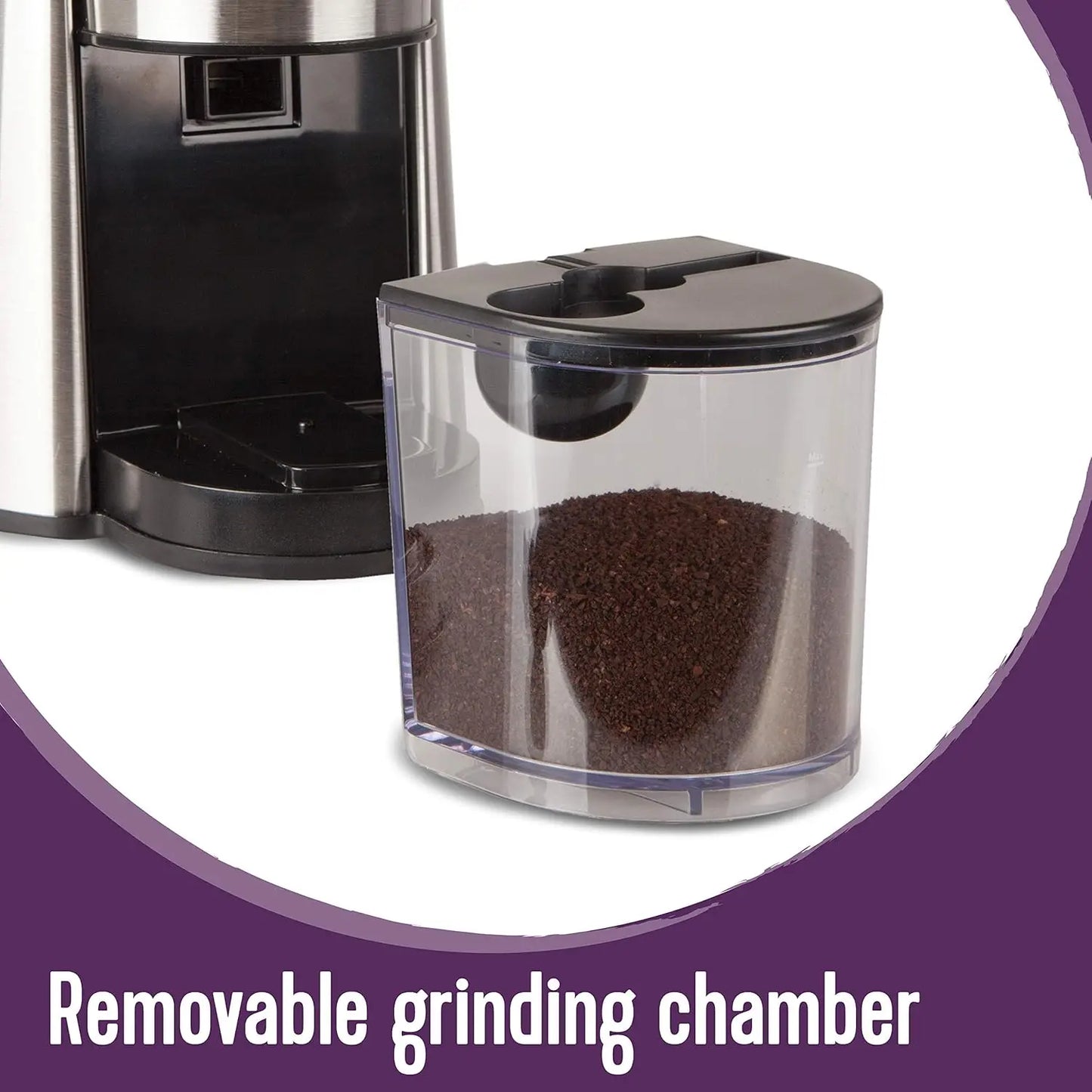 KitchenKlout Automatic Burr Coffee Grinder
