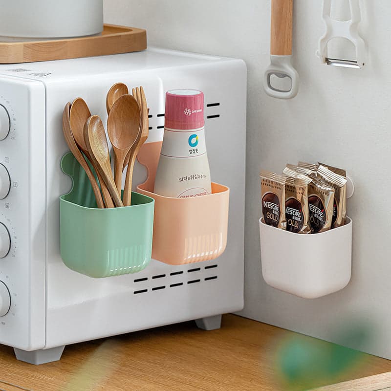 Magnetic Wall Hanging Storage Box Kitchen Accessories