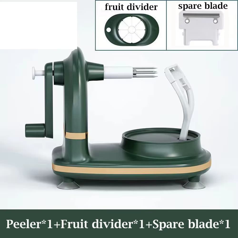 Manual Apple Peeler - Ergonomic Peeler for Apples & Firm Produce